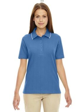 Ladies’ Edry™ Cotton Blend Performance Polo-Lake Blue
